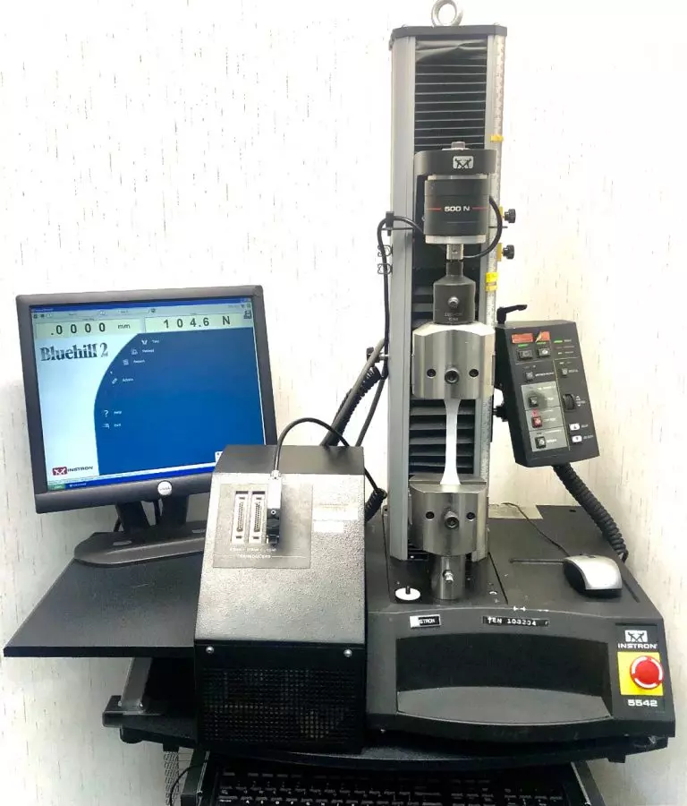 Instru-Met tensile testing machine with software